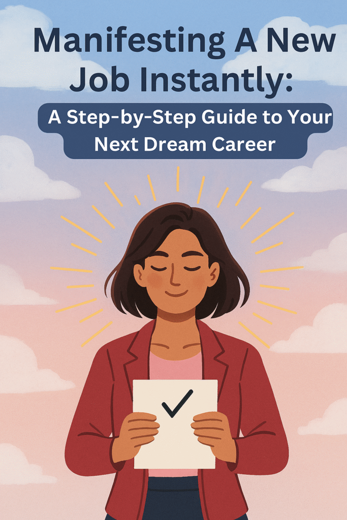 Manifesting a New Job Instantly