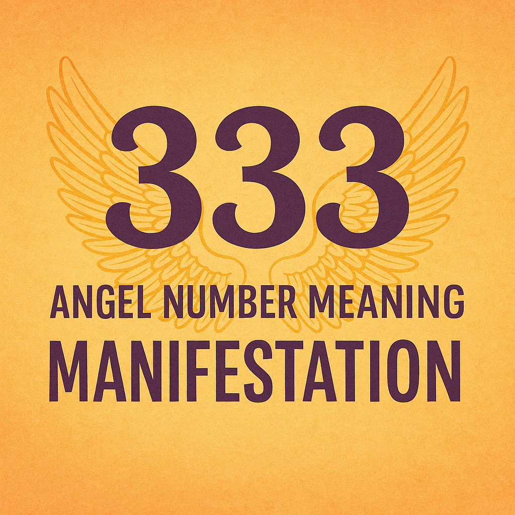 333 Angel Number Meaning Manifestation
