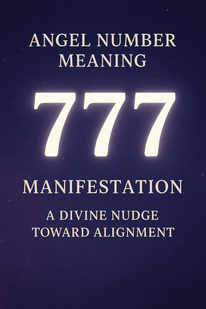 777 Angel Number Meaning Manifestation